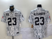 Men's Green Bay Packers #23 Jaire Alexander Arctic Camo 2024 FUSE Salute to Service Limited Stitched Jersey