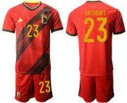 Wholesale Cheap Belgium 23 BATSHUAYI Home UEFA Euro 2020 Soccer Jersey