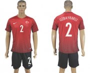 Wholesale Cheap Turkey #2 Ozbayrakli Home Soccer Country Jersey