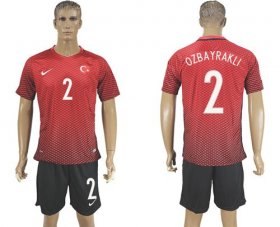 Wholesale Cheap Turkey #2 Ozbayrakli Home Soccer Country Jersey