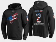 Wholesale Cheap Coyotes #2 Luke Schenn NHL Banner Wave Usa Flag Black Hoodie