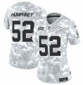 Cheap Women's Kansas City Chiefs #52 Creed Humphrey 2024 F.U.S.E Arctic Camo Salute To Service Limited Stitched Football Jersey(Run Small)