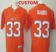 Cheap Men's CFL BC Lions Custom Orange Jersey