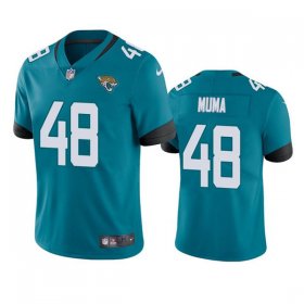 Wholesale Cheap Men\'s Jacksonville Jaguars #48 Chad Muma Teal Vapor Untouchable Limited Stitched Jersey