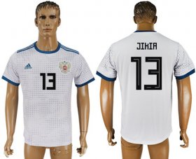 Wholesale Cheap Russia #13 Jikia Away Soccer Country Jersey