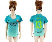 Wholesale Cheap Women's Barcelona #13 C.Bravo Sec Away Soccer Club Jersey