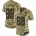 Wholesale Cheap Nike Jaguars #88 Tyler Eifert Camo Women's Stitched NFL Limited 2018 Salute To Service Jersey