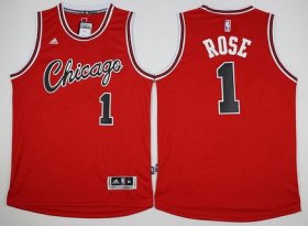 Wholesale Cheap Men\'s Chicago Bulls #1 Derrick Rose Revolution 30 Swingman 2015-16 Retro Red Jersey