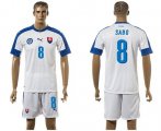 Wholesale Cheap Slovakia #8 Sabo Home Soccer Country Jersey