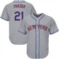 Wholesale Cheap Mets #21 Todd Frazier Grey Cool Base Stitched Youth MLB Jersey