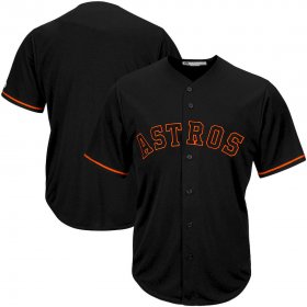 Wholesale Cheap Houston Astros Majestic Big & Tall Pop Fashion V-Neck Jersey Black