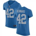 Wholesale Cheap Nike Lions #42 Devon Kennard Blue Throwback Men's Stitched NFL Vapor Untouchable Elite Jersey