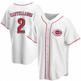 Nick Castellanos Men\'s Cincinnati Reds Home Jersey - White