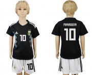 Wholesale Cheap Argentina #10 Maradona Away Kid Soccer Country Jersey