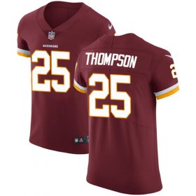 Wholesale Cheap Nike Redskins #25 Chris Thompson Burgundy Red Team Color Men\'s Stitched NFL Vapor Untouchable Elite Jersey