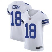 Wholesale Cheap Nike Cowboys #18 Randall Cobb White Men's Stitched NFL Vapor Untouchable Elite Jersey