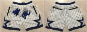 Wholesale Cheap Men's Orlando Magic White Just Don Stitched Shorts