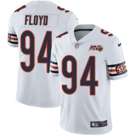 Wholesale Cheap Nike Bears #94 Leonard Floyd White Men\'s 100th Season Stitched NFL Vapor Untouchable Limited Jersey