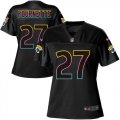 Wholesale Cheap Nike Jaguars #27 Leonard Fournette Black Women's NFL Fashion Game Jersey