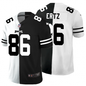 Cheap Philadelphia Eagles #86 Zach Ertz Men\'s Black V White Peace Split Nike Vapor Untouchable Limited NFL Jersey