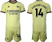 Wholesale Cheap Men 2021-2022 Club Arsenal away yellow 14 Soccer Jerseys