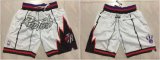 Wholesale Cheap Toronto Raptors White Throwback Short