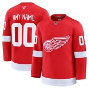 Cheap Men's Detroit Red Wings Customized Red 2024-25 Stitched Jersey