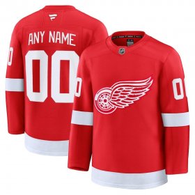 Cheap Men\'s Detroit Red Wings Customized Red 2024-25 Stitched Jersey