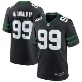 Cheap Men\'s New York Jets #99 Will McDonald IVBlack Vapor Untouchable Limited Football Stitched Jersey