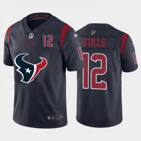 Wholesale Cheap Houston Texans #12 Kenny Stills Navy Blue Men\'s Nike Big Team Logo Player Vapor Limited NFL Jersey