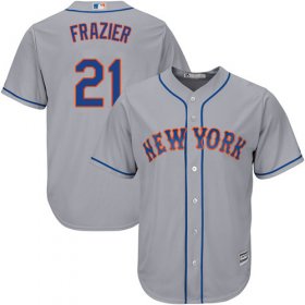 Wholesale Cheap Mets #21 Todd Frazier Grey New Cool Base Stitched MLB Jersey