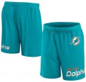 Cheap Men's Miami Dolphins Aqua Shorts