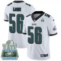 Wholesale Cheap Nike Eagles #56 Chris Long White Super Bowl LII Champions Youth Stitched NFL Vapor Untouchable Limited Jersey