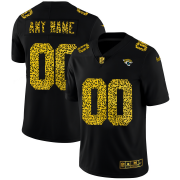 Wholesale Cheap Jacksonville Jaguars Custom Men's Nike Leopard Print Fashion Vapor Limited NFL Jersey Black