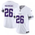 Cheap Men's Minnesota Vikings #26 Kene Nwangwu White F.U.S.E. Winter Warrior Limited Stitched Jersey