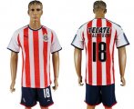 Wholesale Cheap Guadalajara #18 Calderon Home Soccer Club Jersey