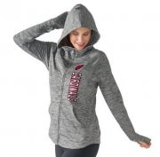 Wholesale Cheap Women's NFL Arizona Cardinals G-III 4Her by Carl Banks Recovery Full-Zip Hoodie Heathered Gray