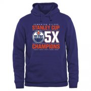 Wholesale Cheap Edmonton Oilers Rinkside Victor Pullover Hoodie Royal