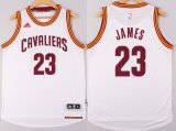 Wholesale Cheap Cleveland Cavaliers #23 LeBron James Revolution 30 Swingman 2014 New White Jersey