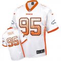 Wholesale Cheap Nike Broncos #95 Derek Wolfe White Men's Stitched NFL Elite Drift Fashion Jersey