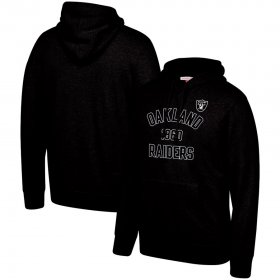 Wholesale Cheap Las Vegas Raiders Mitchell & Ness Team History Pullover Hoodie Black