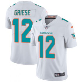 Wholesale Cheap Nike Dolphins #12 Bob Griese White Youth Stitched NFL Vapor Untouchable Limited Jersey