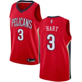 Wholesale Cheap Pelicans #3 Josh Hart Red Basketball Swingman Statement Edition Jersey