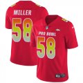 Wholesale Cheap Nike Broncos #58 Von Miller Red Men's Stitched NFL Limited AFC 2019 Pro Bowl Jersey