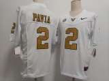 Cheap Men's Vanderbilt Commodores #2 Diego Pavia White Gold FUSE College Football Jersey