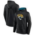 Wholesale Cheap Men's Jacksonville Jaguars Black On The Ball Pullover Hoodie