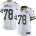 Wholesale Cheap Nike Packers #78 Jason Spriggs White Men's 100th Season Stitched NFL Vapor Untouchable Limited Jersey