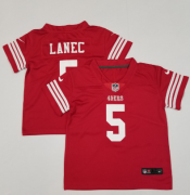 Wholesale Cheap Toddler San Francisco 49ers #5 Trey Lance Limited Red Vapor Stitched Jersey