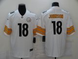 Wholesale Cheap Men's Pittsburgh Steelers #18 Diontae Johnson White 2020 Vapor Untouchable Stitched NFL Nike Limited Jersey