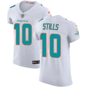 Wholesale Cheap Nike Dolphins #10 Kenny Stills White Men\'s Stitched NFL Vapor Untouchable Elite Jersey